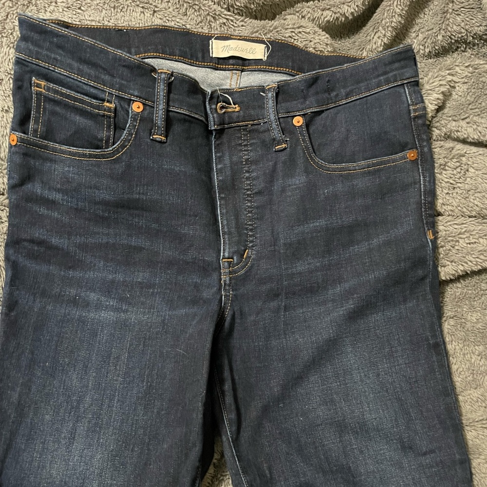 Madewell size 30 9” High Rose Skinny Jeans